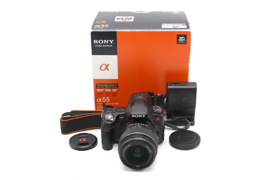 Sony A55 kit в упаковке (пробег 90225)