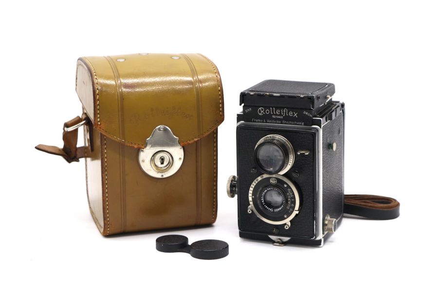 Фотоаппарат Rolleiflex + Tessar 3.5/75mm неисправный