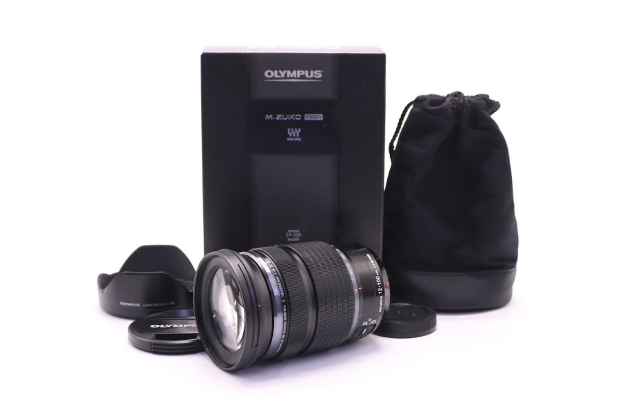 Olympus M.Zuiko Digital ED 12-100mm f/4.0 IS PRO в упаковке