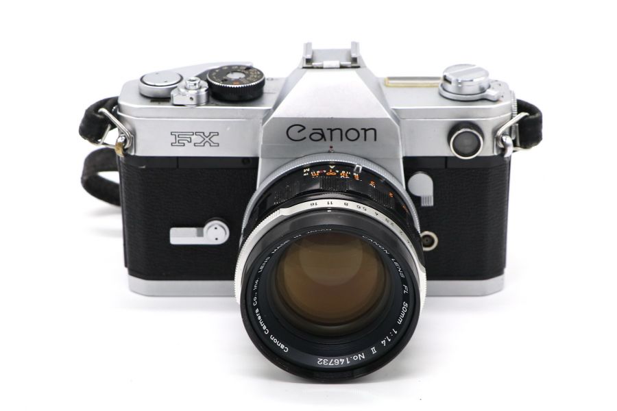 Canon FX + Canon FL 50mm/1.4 II (Japan)