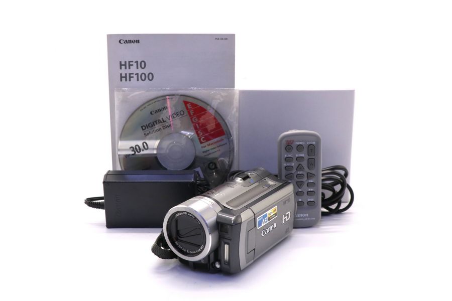 Видеокамера Canon HF100 в упаковке