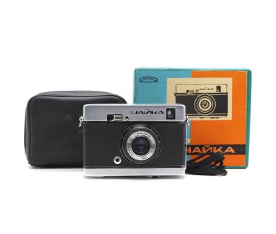 Чайка + Индустар-69 в упаковке (СССР, 1961)