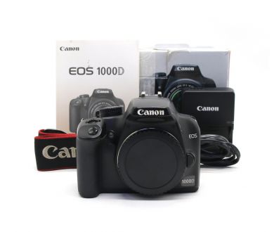 Canon EOS 1000D body в упаковке (пробег 16465 кадров)