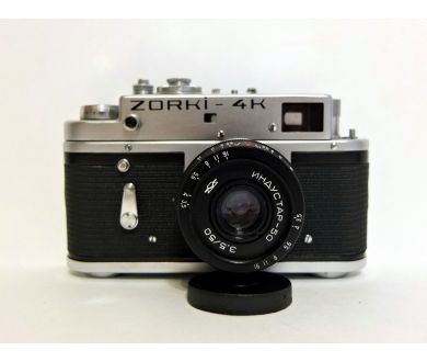 Зоркий 4К + Индустар-50 3,5/50 (КМЗ, 1976)