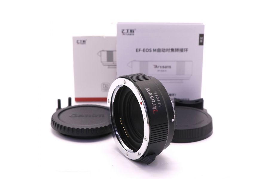Автофокусный адаптер 7Artisans Canon EF-Canon EOS M в упаковке