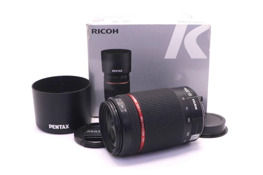 Pentax-DA 55-300mm f/4-5.8 ED WR HD в упаковке