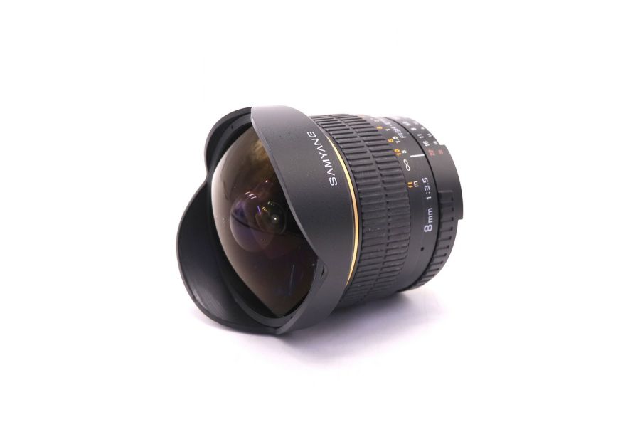 Samyang 8mm f/3.5 AS IF MC Fish-eye CS Nikon F (Korea)
