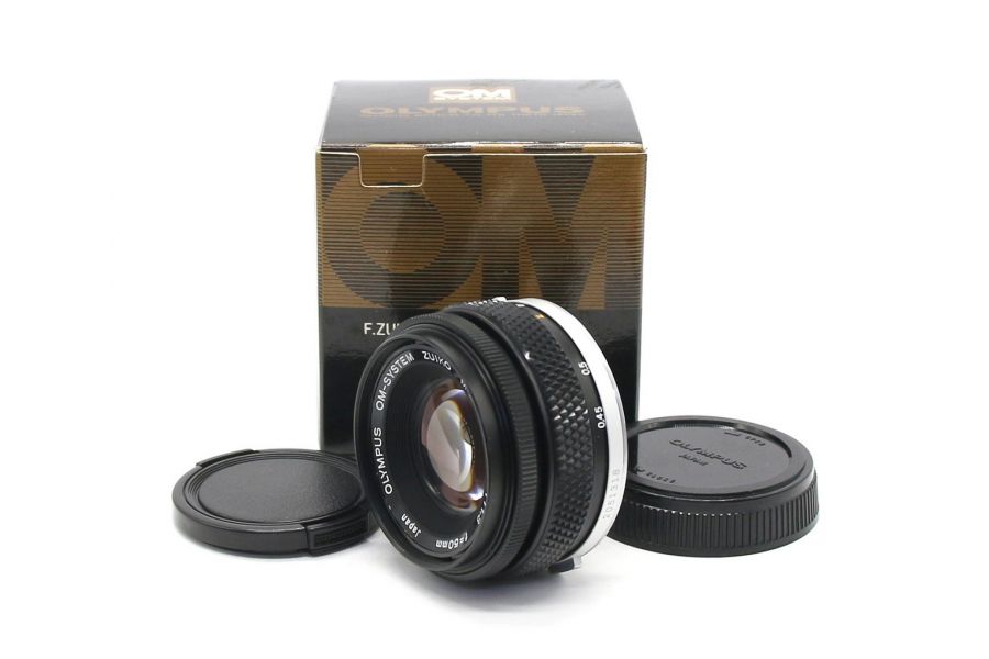 Olympus OM-System MC Zuiko Auto-S 50mm f/1.8 в упаковке
