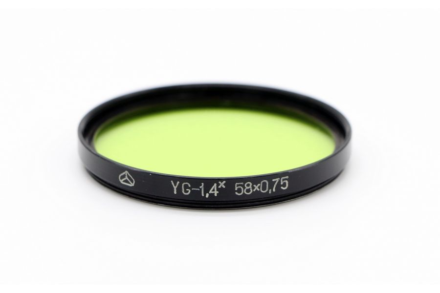 Светофильтр YG-1,4x 58х0,75 / 58mm