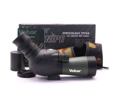 Зрительная труба Veber Snipe 12-36х50 GR Zoom в упаковке