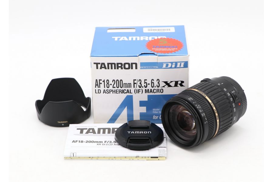 Tamron AF 18-200mm f/3.5-6.3 XR Di II LD Aspherical (IF) MACRO (A14) Canon EF-S в упаковке