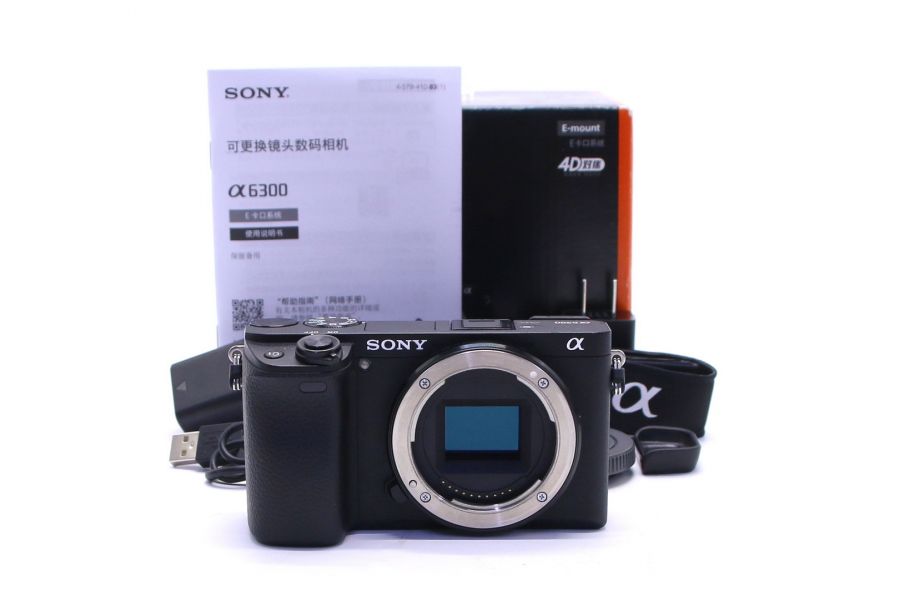 Sony A6300 ILCE body в упаковке (пробег 225 кадров)