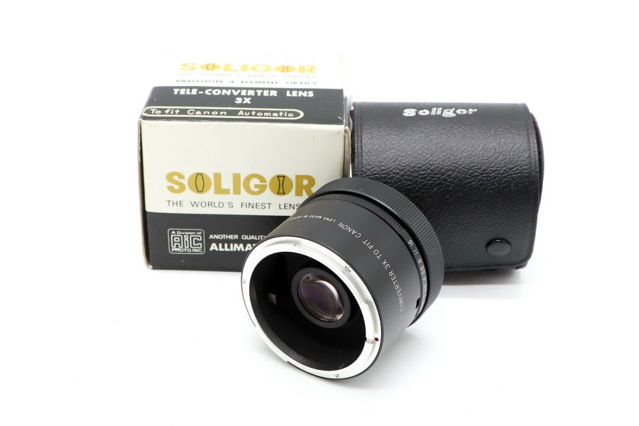 Soligor auto tele converter 3x to fit Canon