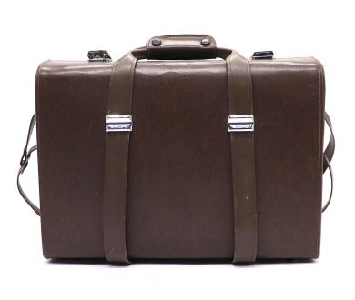 Кофр кожаный коричневый