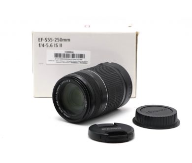 Canon EF-S 55-250mm f/4-5.6 IS II в упаковке