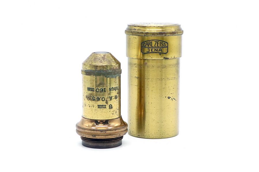 Объектив микроскопа Carl Zeiss Jena 8х0.65 Apochromat