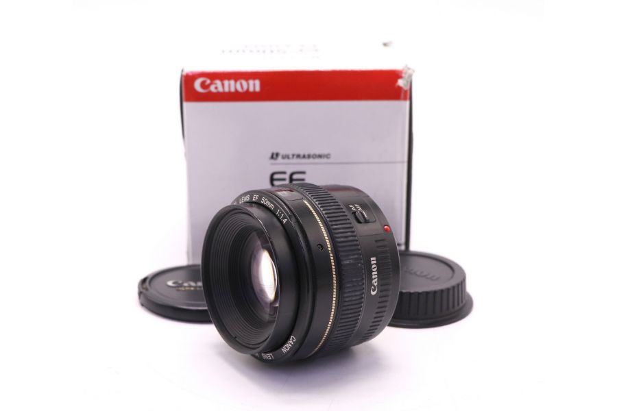 Canon EF 50mm f/1.4 USM в упаковке неисправный