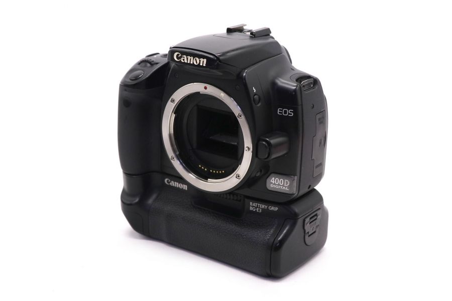 Canon EOS 400D body + батарейная ручка Canon BG-E3 неисправен