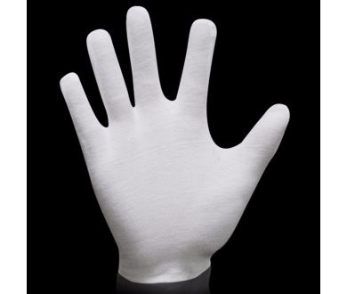 Фото перчатки, белые, хлопок