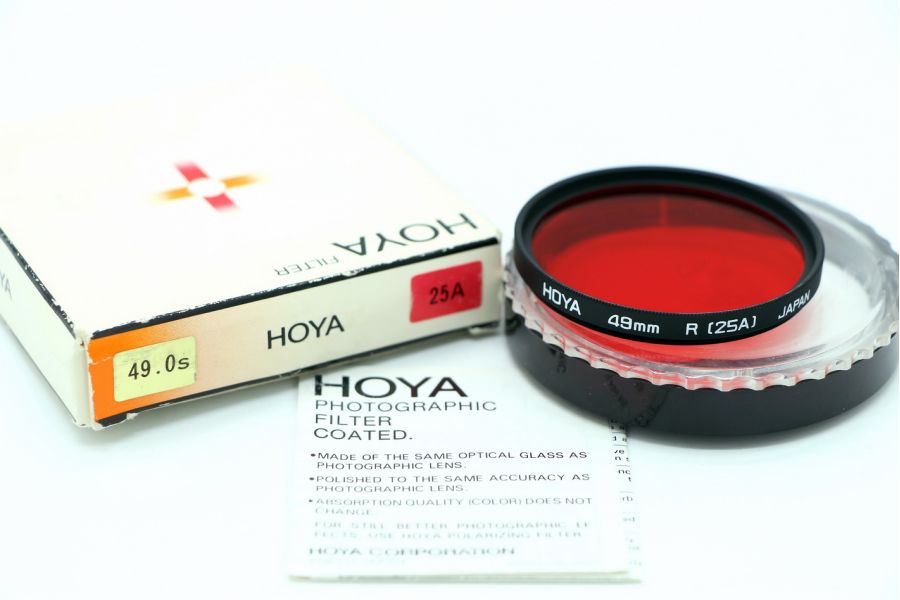 Светофильтр Hoya 49mm R (25A) Japan
