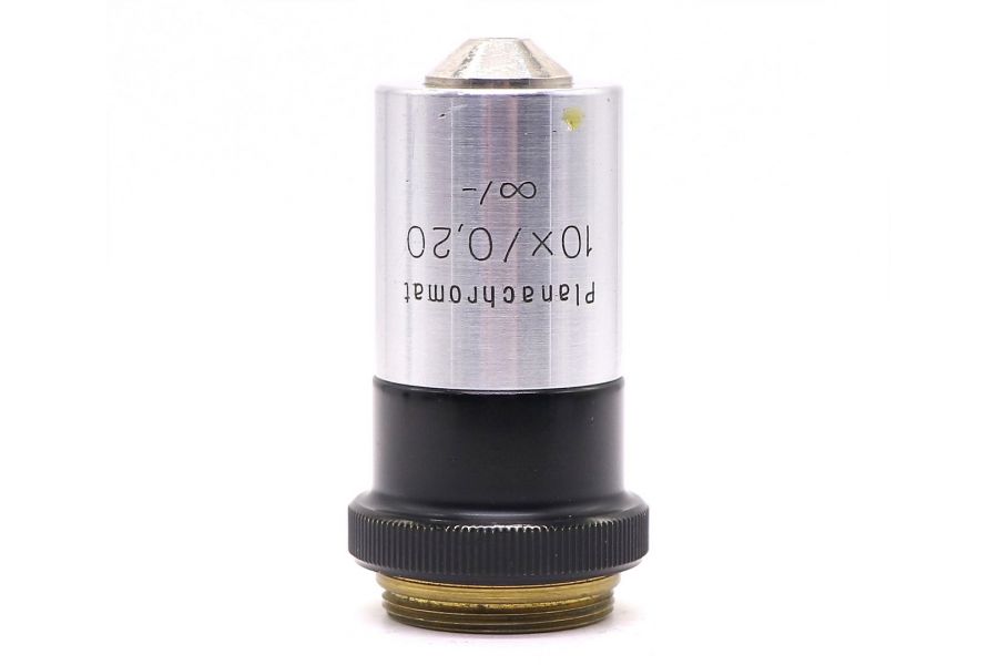 Объектив микроскопа Carl Zeiss Jena Planachromat 10x