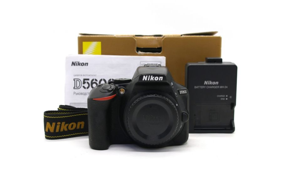 Nikon D5600 body в упаковке (пробег 2480 кадров)