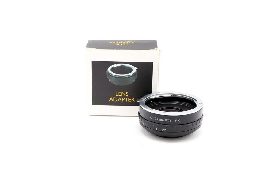 Переходник Canon EOS / EF - Fujifilm X с диафрагмой
