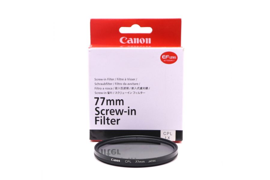 Светофильтр Canon CPL 77mm Japan