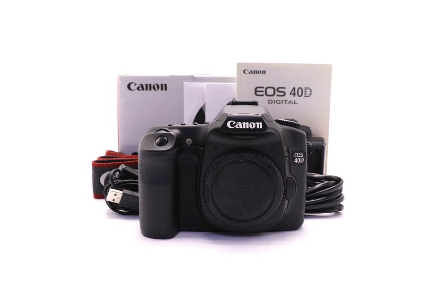 Canon EOS 40D body в упаковке (пробег 10000 кадров)