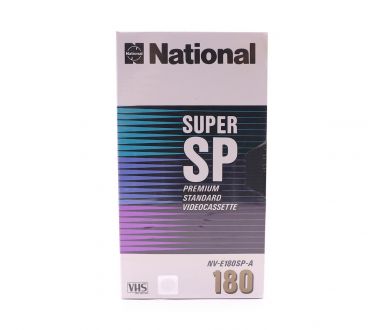 Купить Видеокассета National SUPER SP Premium Standard Videocassette NV-E180SP-A 180 VHS Tape Видеокассета National SUPER SP Premium Standard Videocassette NV-E180SP-A 180 VHS Tape