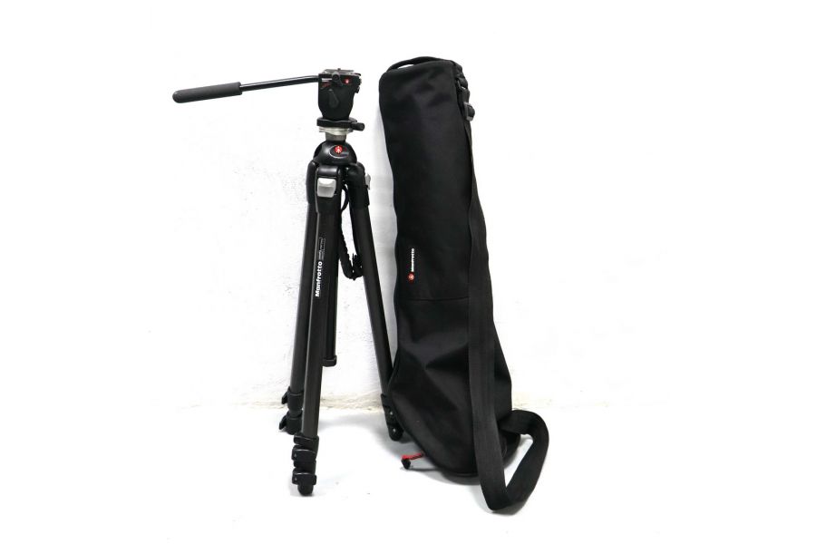Штатив Manfrotto 055MF3 + голова Manfrotto 700RC2