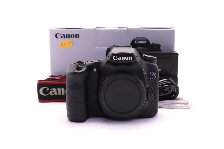 Canon EOS 70D body в упаковке (пробег 91500 кадров)