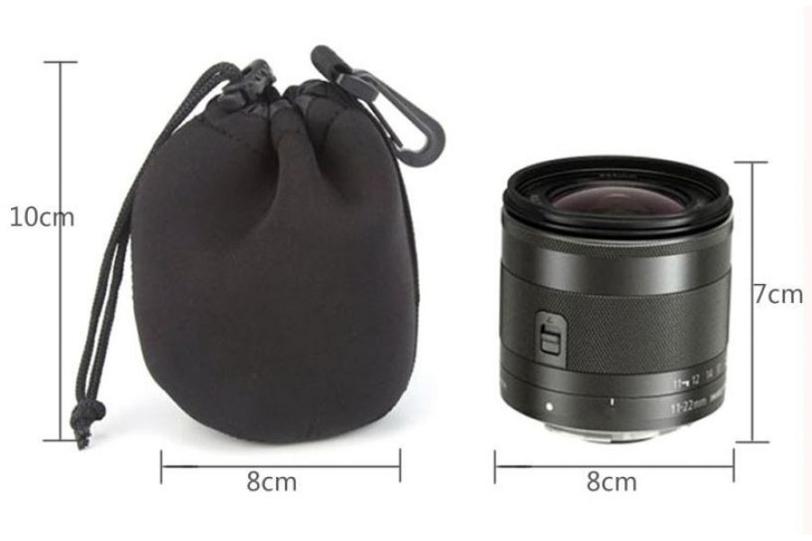 Мягкий чехол для объектива 80мм х 100мм