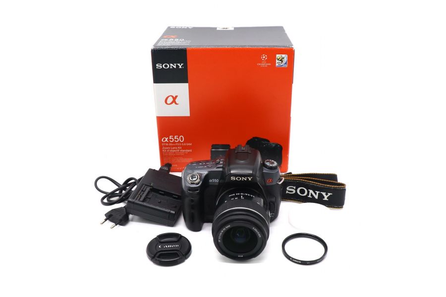 Sony A550 kit в упаковке (пробег 87095 кадров)