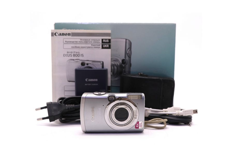 Canon IXUS 800 IS в упаковке