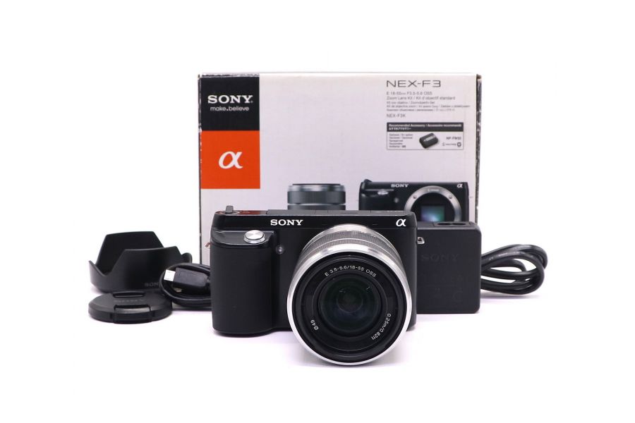 Sony Nex-F3 kit в упаковке (пробег 2965 кадров)