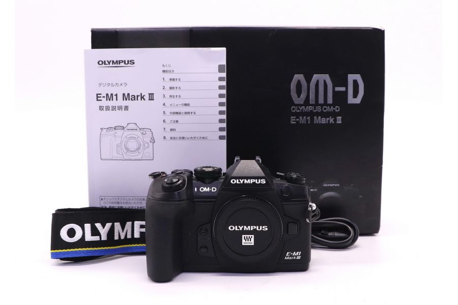 Olympus OM-D E-M1 Mark III body в коробке (пробег 26335 кадров)