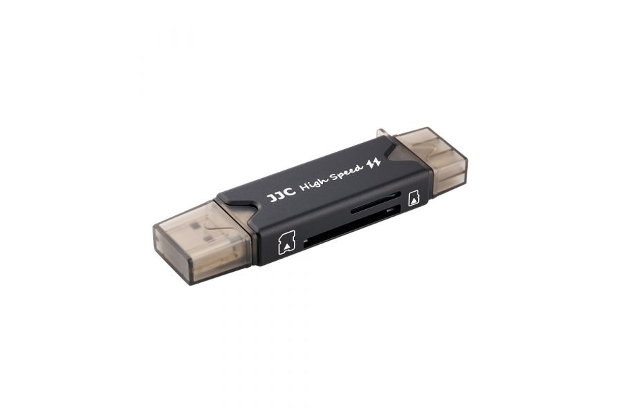 Картридер USB 3.0 + Type-C + MicroUSB CR-UTC3 (black)