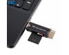 Картридер USB 3.0 + Type-C + MicroUSB CR-UTC3 (black)