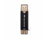 Картридер USB 3.0 + Type-C + MicroUSB CR-UTC3 (black)