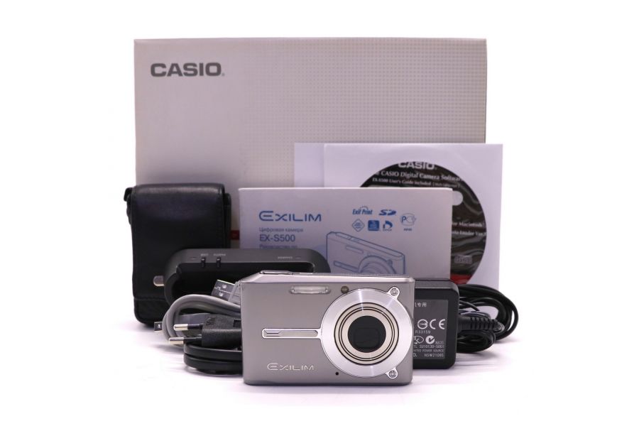 Casio Exilim EX-S500 цифровая камера в упаковке
