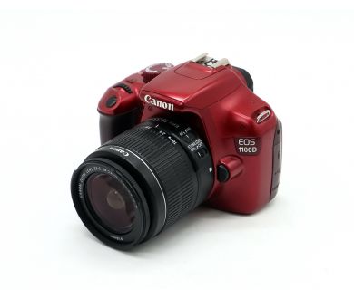 Canon EOS 1100D kit red (пробег 8200 кадров)
