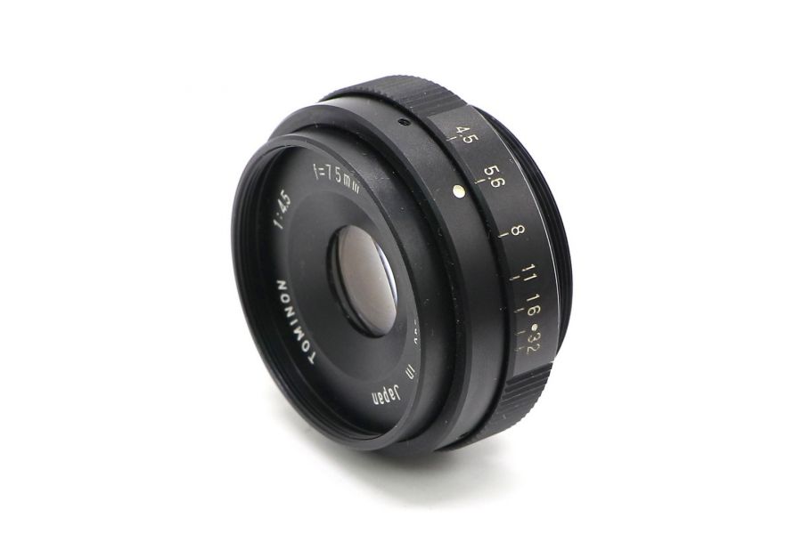 Tominon 75mm f/4.5 (Japan)