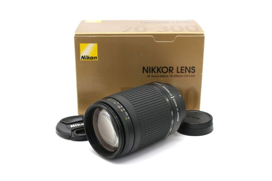 Nikon 70-300mm f/4-5.6G AF Nikkor в упаковке
