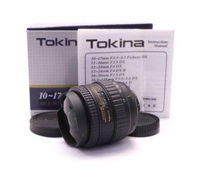 Tokina AT-X 10-17mm f/3.5-4.5 (AT-X 107) AF DX NH Fisheye Nikon F в упаковке