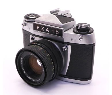 Exa 1b + Pentacon auto 1.8/50 MC