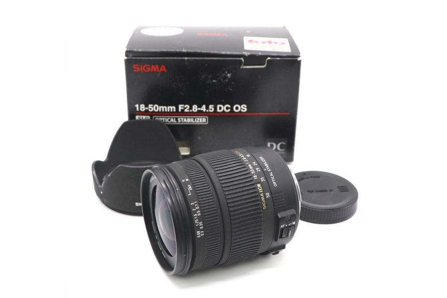 Sigma AF 18-50mm f/2.8-4.5 DC OS HSM for Canon в упаковке