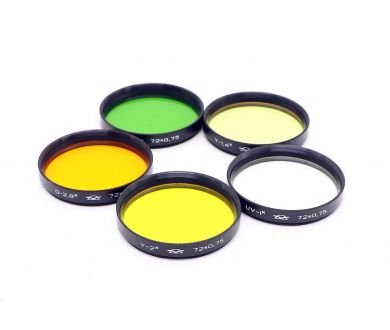 Светофильтры 72 мм (набор 5 шт.)
