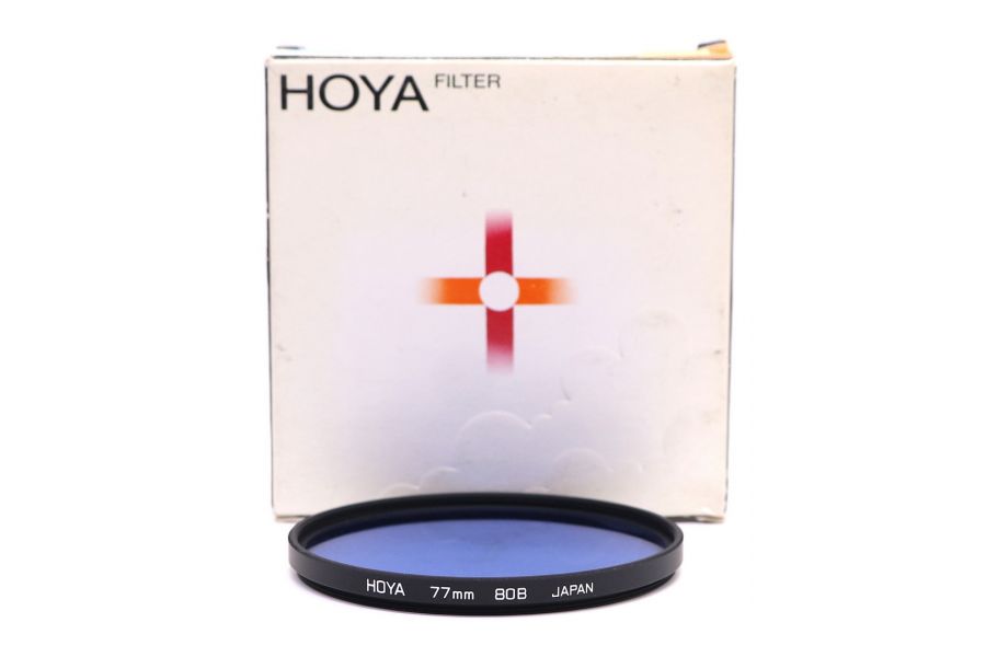 Светофильтр Hoya 77mm 80B