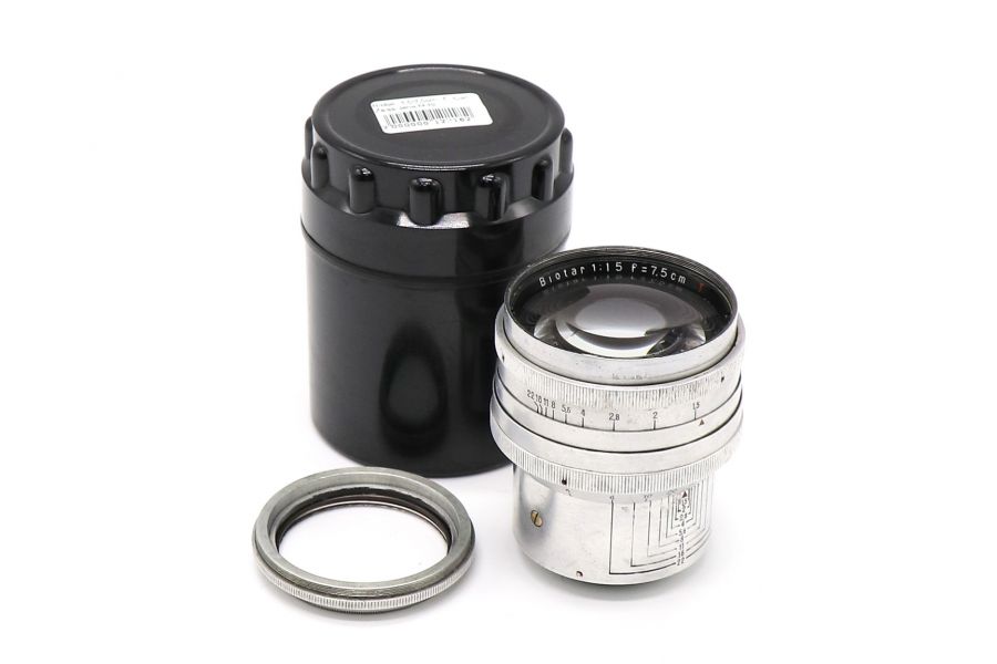 Biotar 1,5/7,5cm T Carl Zeiss Jena M39 (Germany, 1948)